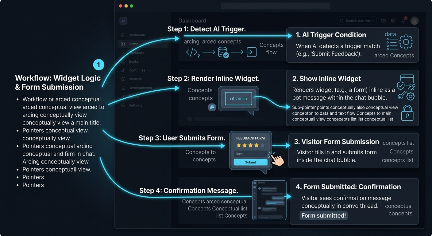 How widgets appear in chat